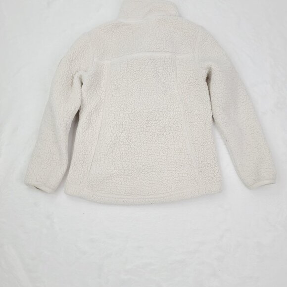 The North Face Girls' Creamy White Campshire Sherpa Fleece Pullover Size S (7/8) - Picture 11 of 12